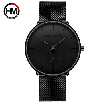 New Simple Design Waterproof Stainless Steel Mesh Small Dial Men Watches Top Brand luxury Quartz