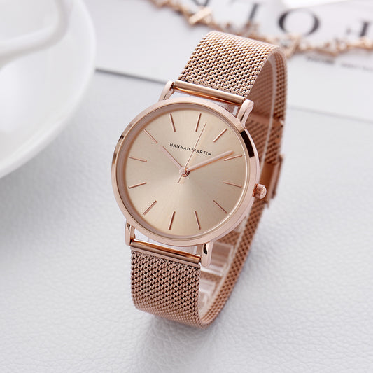 Women’s Stainless Steel Mesh Strap Watch