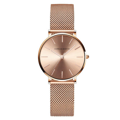 Women’s Stainless Steel Mesh Strap Watch