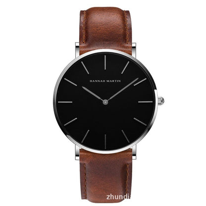 Men’s Black Waterproof Quartz Watch